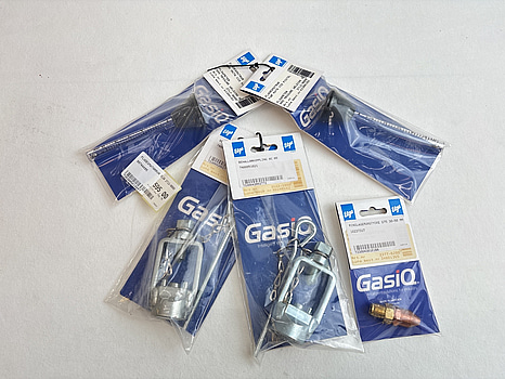 Parti med diverse verktyg från Elga och Gasiq