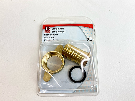 10 st. Slangnippel Carat, 1 tum-1 tum inv/fem/sis