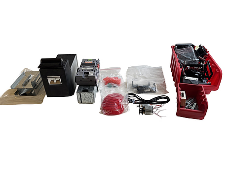 Parti med diverse produkter till sedelmottagare