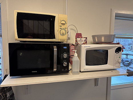 3 st. mikrovågsugnar