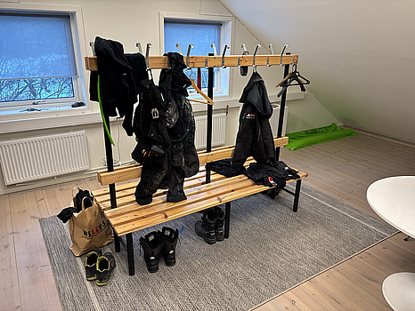 Klädbänk inkl. matta