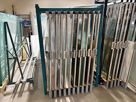 Ställning Maba glaslager för glasförvaring, utradgbar