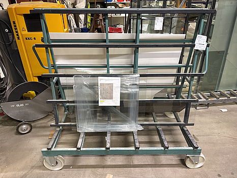 Glasvagn dubbelsidig