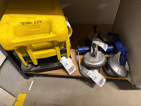 Parti med vakuumlyftverktyg 6 st objekt