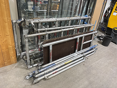 Byggställning rullställning