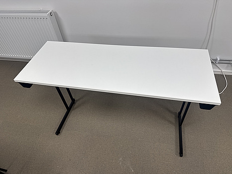 6 st. ihopfällbara konferensbord Elj, 120x45x73 cm