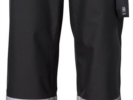 SKALBYXA HH 71186-169 UC-ME, SVART/ORAN VARSEL KL1 STL 2XL