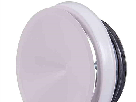 TILLUFTSVENTIL STÅL VIT 125MM, 116776 FLEXIT