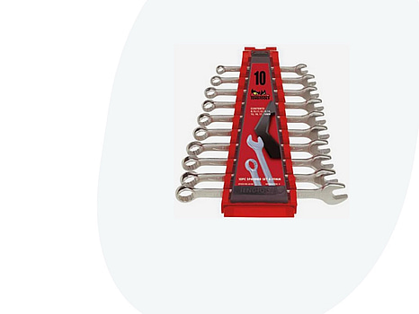 U-RINGNYCKELSATS TENG TOOLS, 6510A 10 DELAR, 8-19 MM