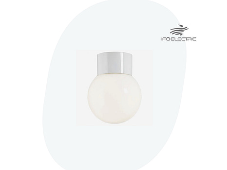 2 st. TAKARMATUR IFÖ ELECTRIC, CLASSIC GLOB, BLANK, RAK, IP54