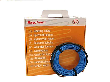 VÄRMEKABEL T2BLÅ-10 80 M 805W, UTAN TERMOSTAT