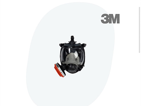 HELMASK 3M, RAS-931-M/L, FÖR RAS-ASB