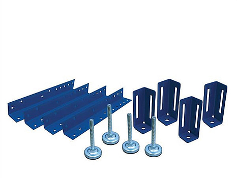 4 ST. STÅLBEN KREG, 43,8 CM