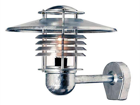 VÄGGARMATUR WESTAL, ARNÄS, GALV KLAR AKRYLTUB E27