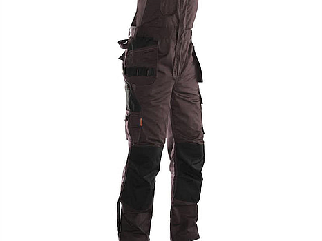 HÄNGSELBYXA JOBMAN, BRUN\/SVART, STL. C52