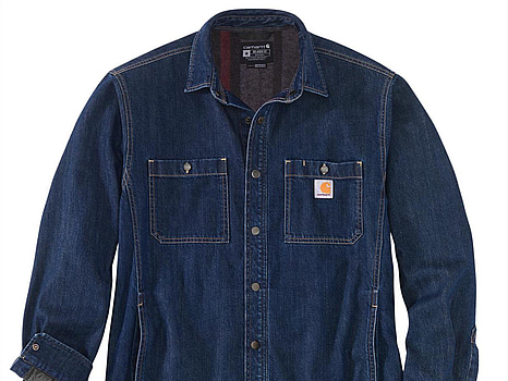SKJORTA CARHARTT, 105605, DENIM, STL. M