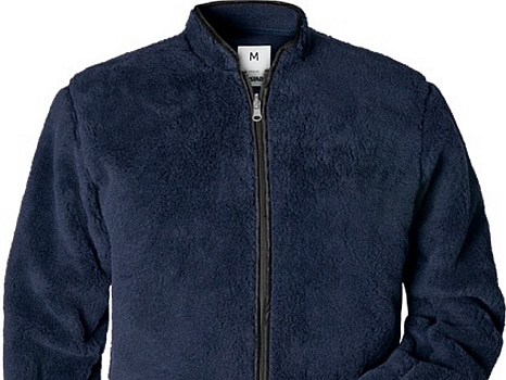 JACKA FRISTADS P-762 14, MÖRKBLÅ PÄLSFIBER, STL. M