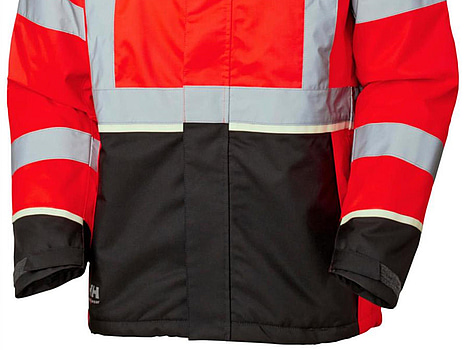 VINTERJACKA HELLY HANSEN  71355-169 UC-ME, RÖD VARSEL KL3 STL. L