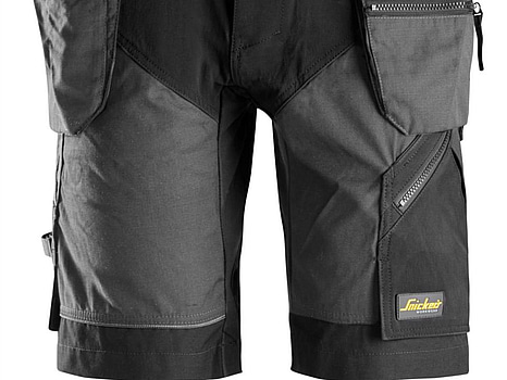 SHORTS SNICKERS 6904 GRÅ/SVART, STRETCH FW HF STL. 50