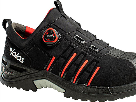 SKYDDSSKO JALAS 9965 EXALTER, EASYROLL S3 SVART/RÖD STL. 41