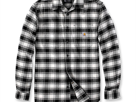FLANELLSKJORTA CARHARTT 105945W03 VIT/SVART STL. XL