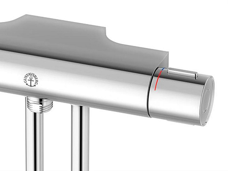 DUSCHBLANDARE GBG NYA NAUTIC , 40CC, ANSLUTNING NER, KROM