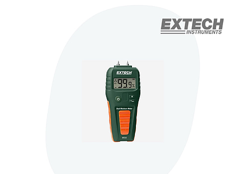 FUKTMÄTARE EXTECH MO55 MED BATTERI OCH STIFT