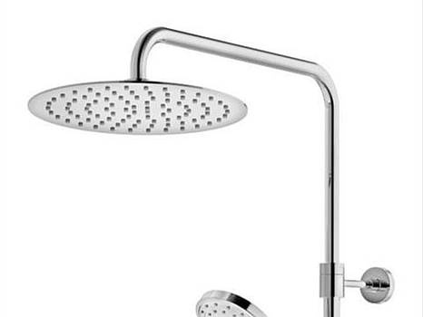 TAKDUSCHSET GUSTAVSBERG ROUND M.OMK, G15. 250MM RUNT DUSCHHUVUD