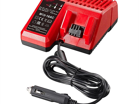 LADDARE MILWAUKEE, M12-18 AC, BILLADDARE 12V FÖR 2-12AH BATT