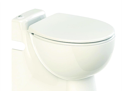 Toalettstol SANIFLO, SANICOMPACT PRO SILENCE ECO