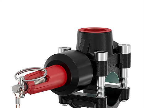 2 st. FLAMCO T-PLUS DN80XR32 F.STÅL-, RÖR, MED AUT. UTLÖSARE, 90680