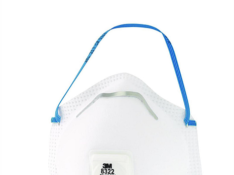 2 ST. FILTRERANDE HALVMASK 3M 8322FN, P2 MED VENTIL 10-PACK