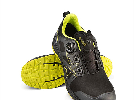 SKYDDSSKO SOLID GEAR, PRIME GTX LOW SVART S3, STL. 44