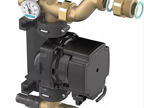 Shuntgrupp Uponor, Fluvia T Push-23-B-W