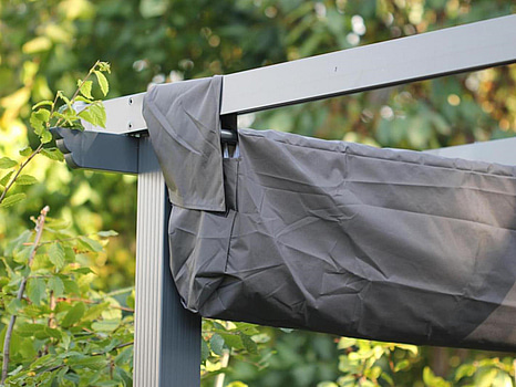 SKYDDSDUK FÖR PERGOLA TAK, 3X3M GRÅ