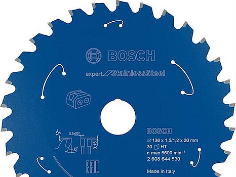 Sågklinga Bosch Expert for Stainless Steel 136×1,5/1,2×20mm 30T