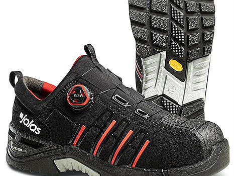 SKYDDSSKO JALAS 9965 EXALTER SAFETY SHOE, BLACK, RED, STL. 43