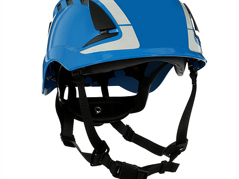 SKYDDSHJÄLM 3M SEC.FIT X5000V, VENT INDUSTRI + HÖG HÖJD BLÅ