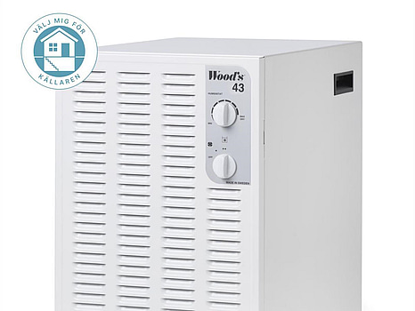 Avfuktare 190 m² sw43fw i-ecodefrost+