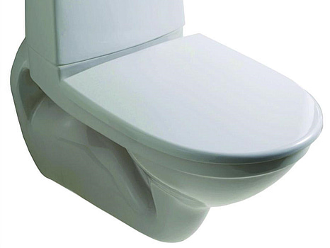 Gbg nautic wc 1522 hf vägg 4l, mjuk sits, m.cistern