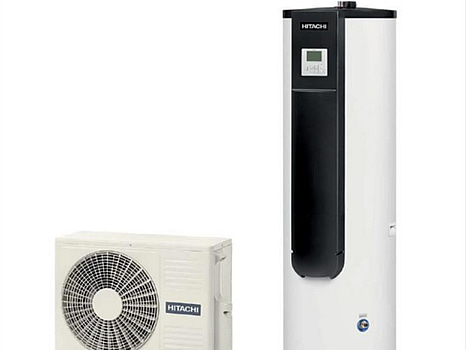 VARMVATTENBEREDARE HITACHI, YUTAMPO 190L SATS MED TANK OCH ODU