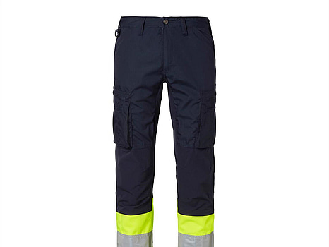 Midjebyxa topswede 220172 marin/gul stretch c50 - midjeby...