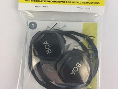 10 ST. BOA RESERVKIT L6 STÅLSNÖRE