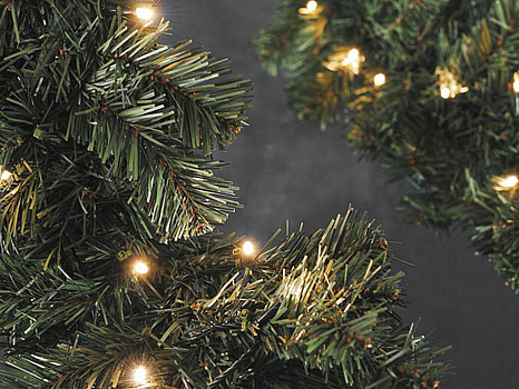 2 ST. GIRLANG KONSTSMIDE, 5 M 120 AMBER LED,