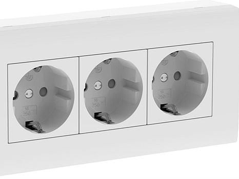 7 st. HÖRNBOX 3-VÄGS JORD VÄGGUTTAG