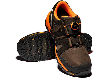 SKYDDSSKO SOLID GEAR, STL. 43, TIGRIS, LOW GTX S3 BOA SVART/ORANGE