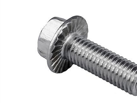 HEXAGON FLANGE BOLT DIN 6921 8.8 SERRATED ZINC PLATED M8X30 200ST