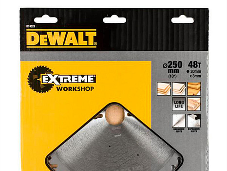 CIRKELSÅGSKLINGA DEWALT DT4323, 250X30X48T ATB