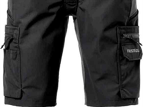 STRETCHSHORTS DAM FR 2548 PLW, SVART STL. 36