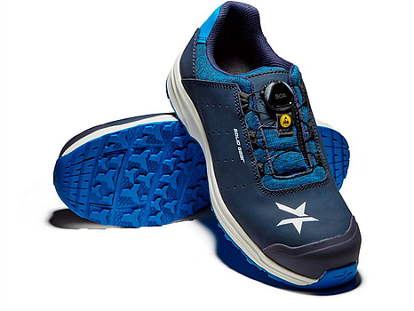 SKYDDSSKO SOLID GEAR OCEAN, BLÅ S1P BOA STL. 44